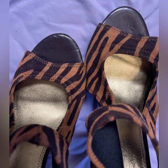 Bebe Platform Stilettos Slip-on Sandals Size 8 - Picture 6 of 16